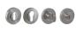 Preview: ProGriff TD-Nicol auf Rosette–Chrom/Nickel matt